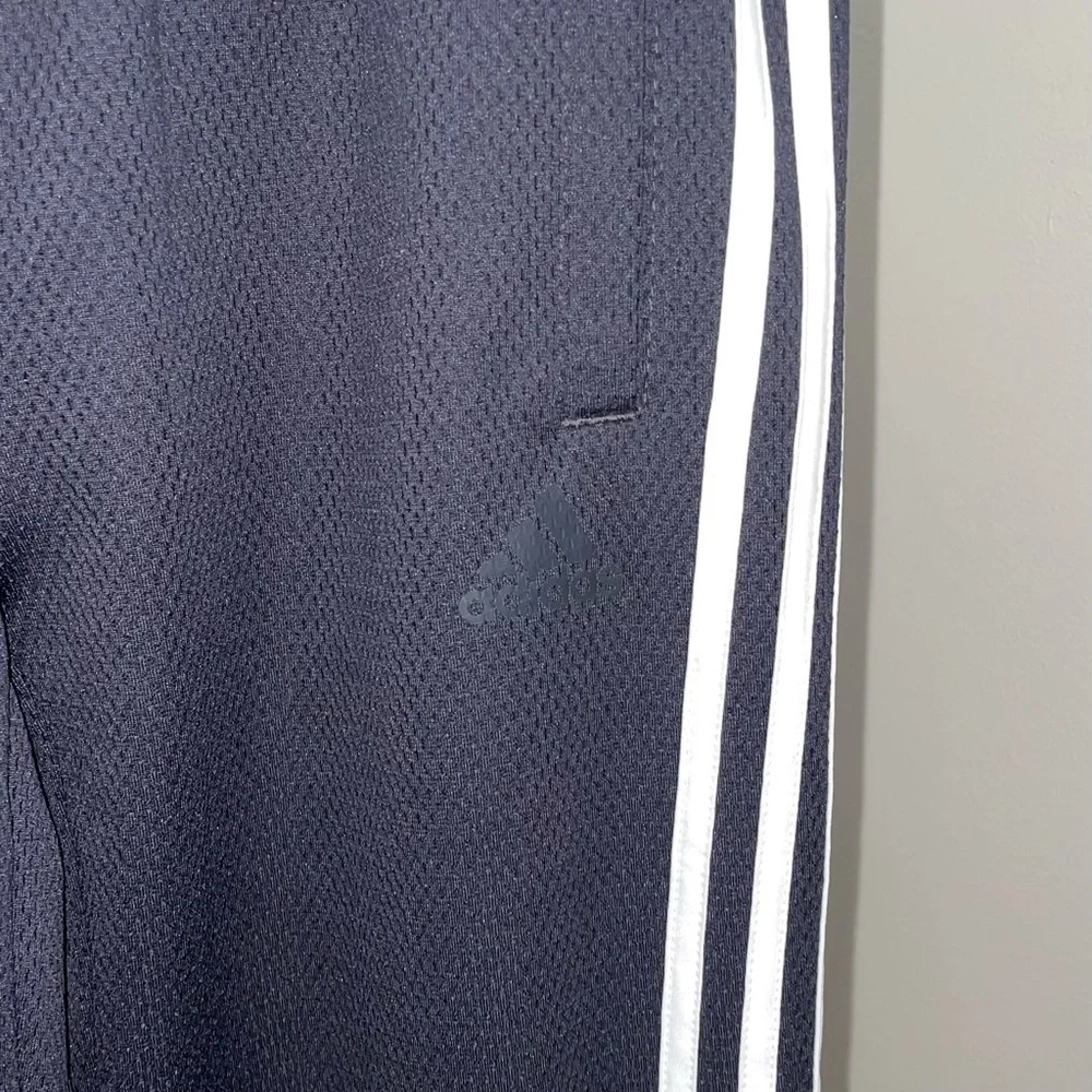 Adidas Carbon Gray  Track Snap Stripe Pants Size Small Streetwear Y2K 90s Retro
